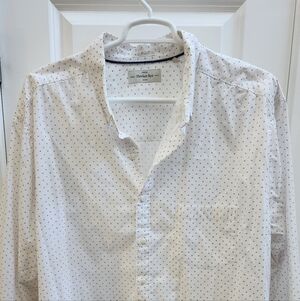 Hawker Rye White Polka Dot Casual Men's Shirt